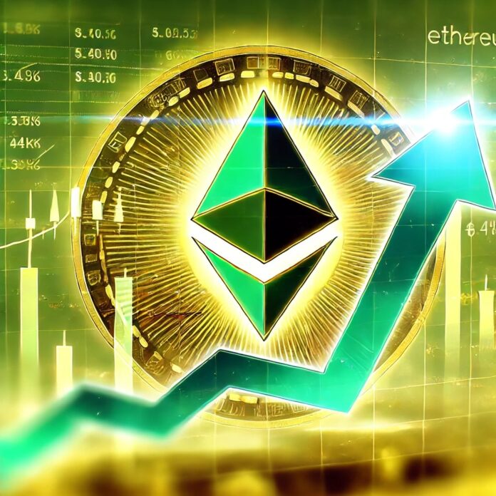 DALL·E-2024-09-12-16.45.38-A-digital-illustration-depicting-Ethereum-potentially-reaching-4K-again-as-predicted-by-an-analyst.-The-image-features-the-Ethereum-symbol-with-an-u.jpg
