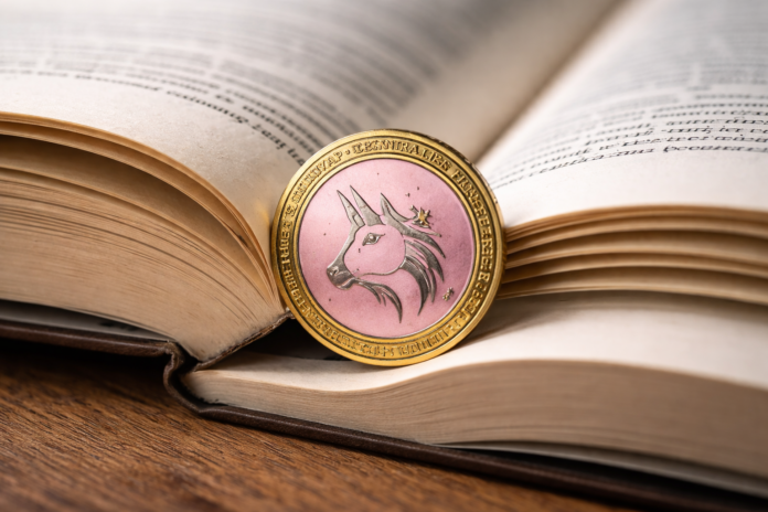 unicorn-crypto-token-on-open-book.png